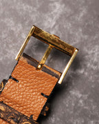 Underside of the original Piaget 18K gold buckle with hallmark details