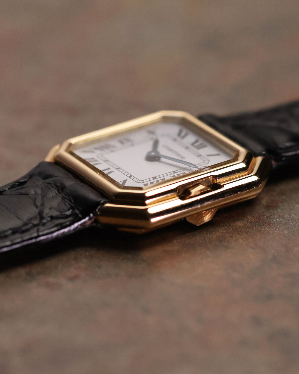 Cartier Ceinture 6602 fluted crown set with hidden crown