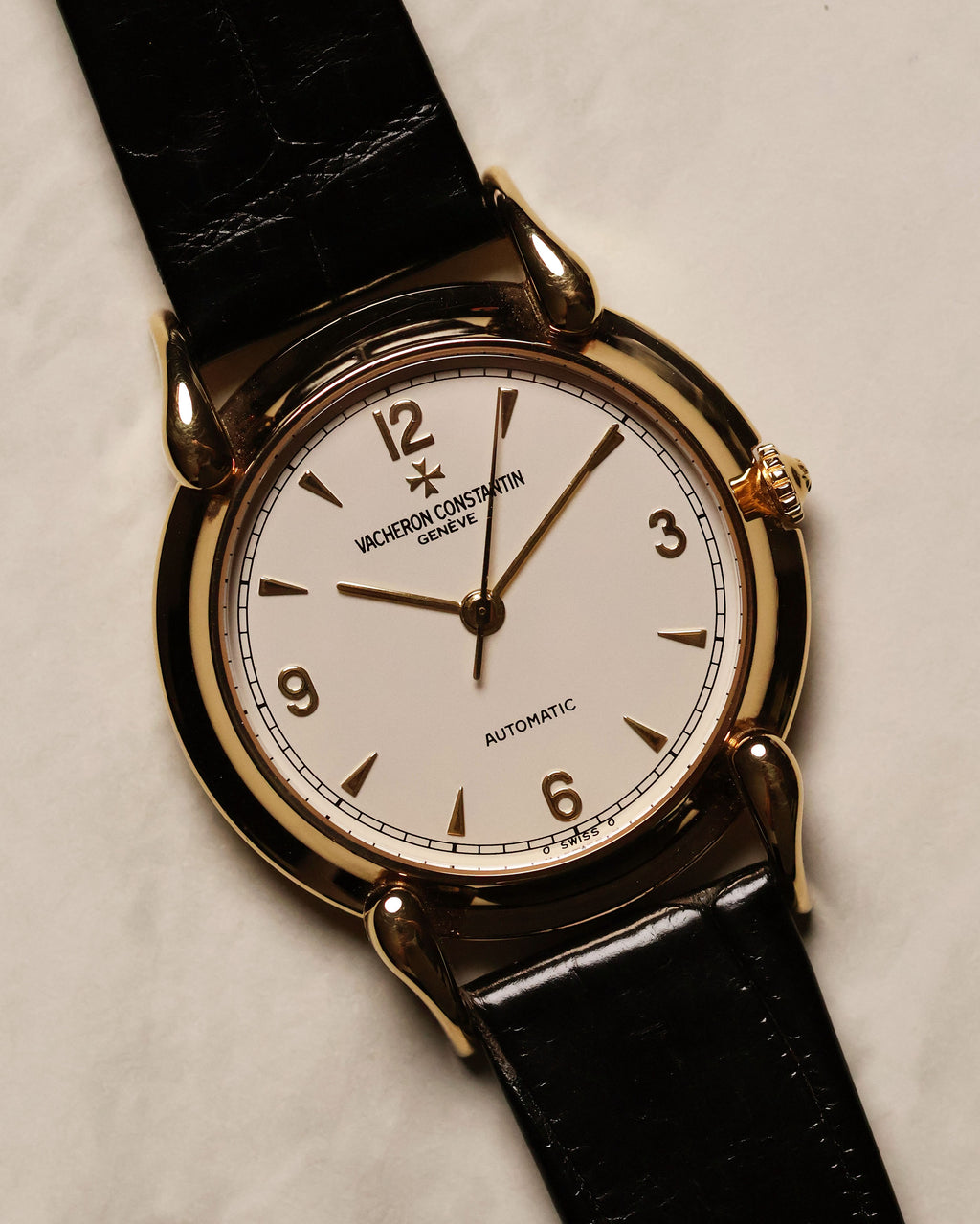 Vacheron Constantin Les Historiques 48001 gold dress watch with matching buckle