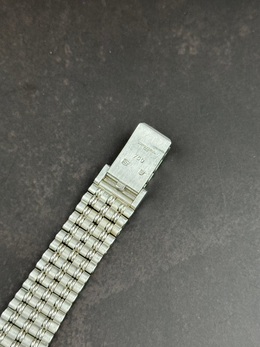 18K white gold bracelet of Audemars Piguet Bamboo watch with 6 removable links, fits up to 17.5cm wrist